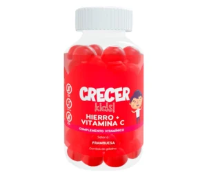 NUNA TERRA GOMITAS CON HIERRO + VIT. C FRAMBUESA CRECER KIDS FCO 60 UND