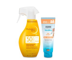 DUO CUIDADO FAMILIAR (BIODERMA PHOTODERM SPRAY 300ML+ ISDIN PEDIATRICS GEL CREAM 240ML)