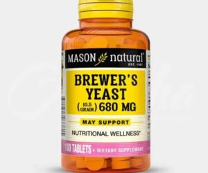 MASON LEVADURA DE CERVEZA BREWER´S YEAST  (10.5 GRAIN) 680 MG (100 TAB)